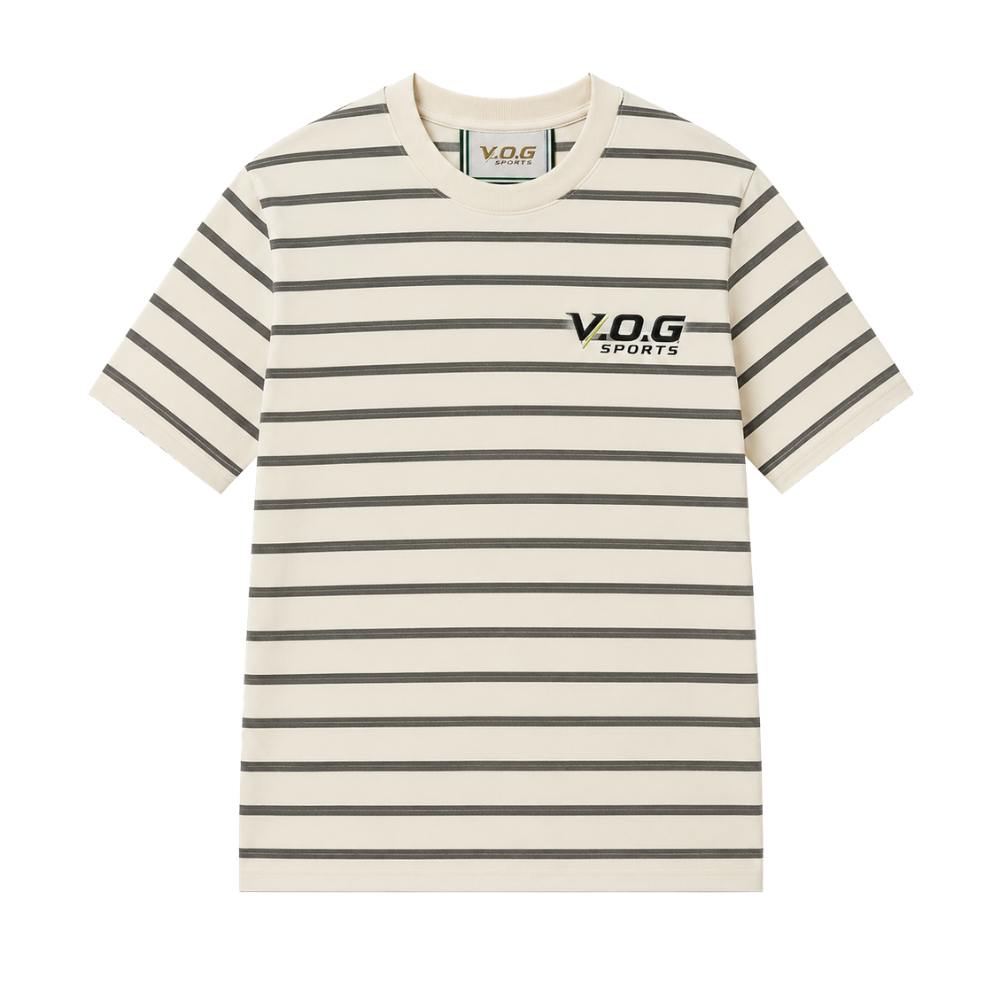 V.O.G 스프라이트 크림 반팔 티셔츠
